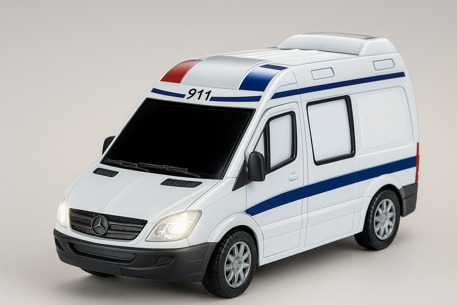 Ambulancia luces y sonido