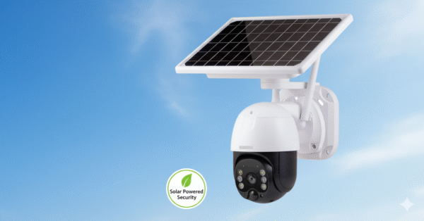 Cámara de seguridad con panel solar