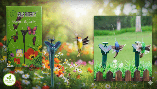 Decoración hogar mariposa y colibri