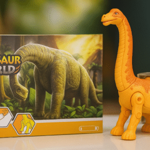 Dinosaurio cuello largo con movimiento y sonido