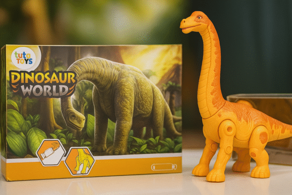 Dinosaurio cuello largo con movimiento y sonido