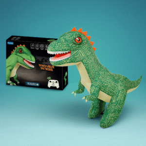 Dinosaurio inflable a control remoto