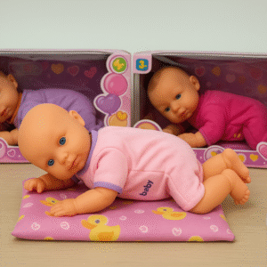 Muñeco Bebe Que Duerme + Cobija + Almohada