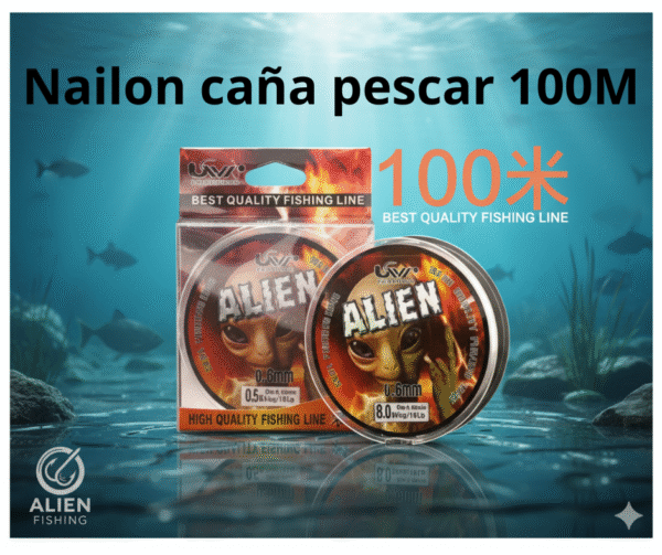 Nailon caña pescar 100M