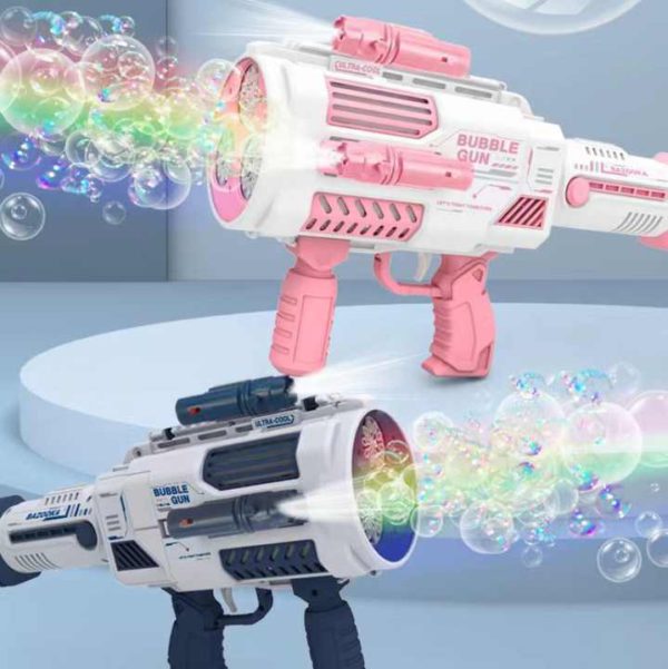 Pistola de burbujas electrica