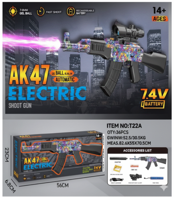 Pistola de juguete AK 47 Electric