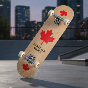 Tabla skate canadiense hoja roja
